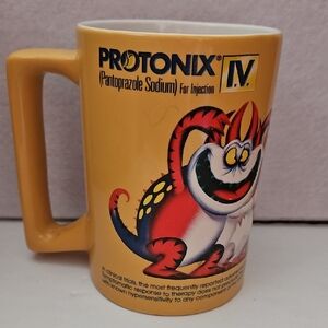 Protonix IV  with Cartoon Design Drug Rep Mug